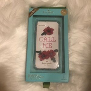 New Kate Spade I phone 7 flower case